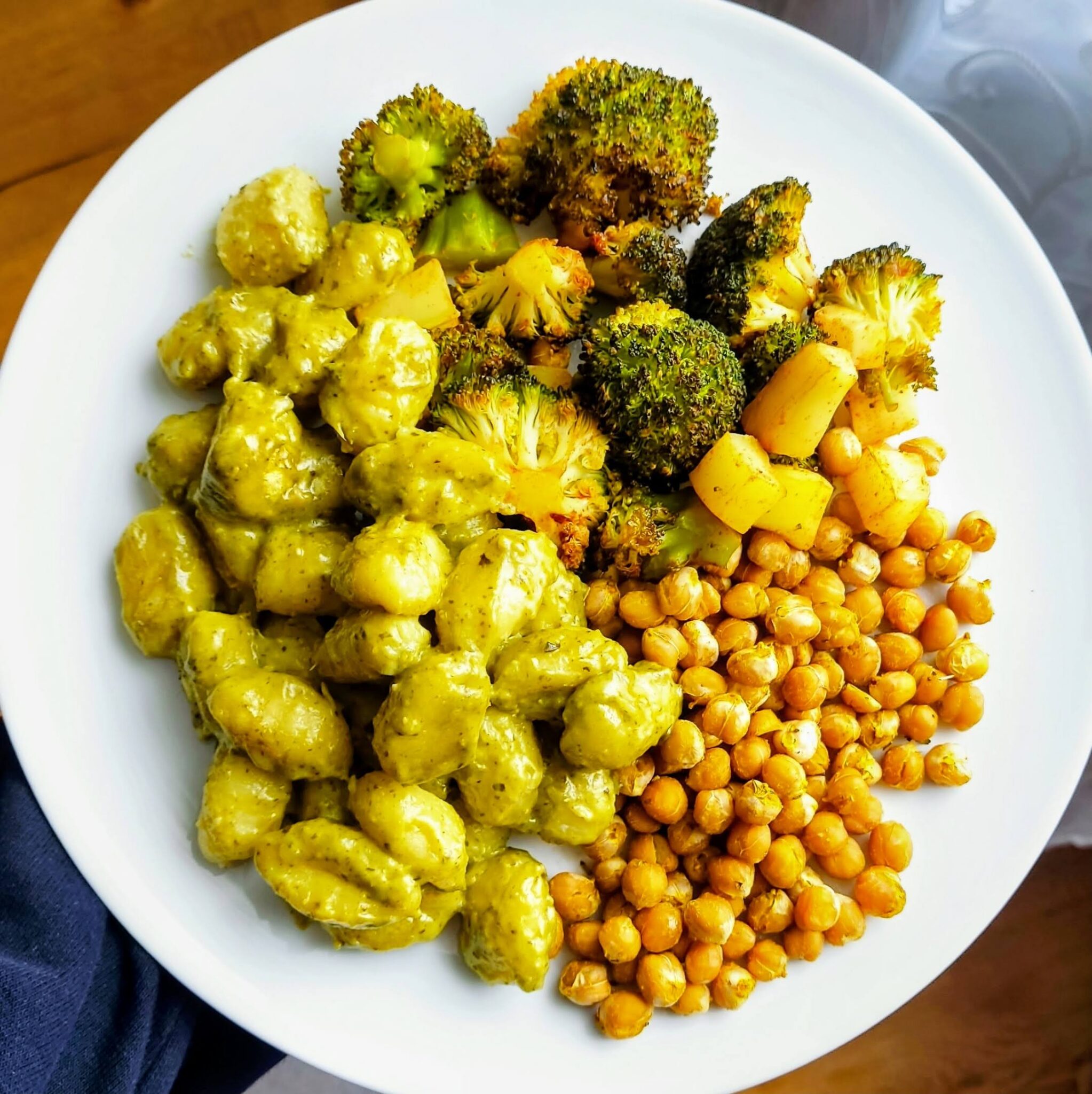 Gnocchi, Brokkoli, Kichererbsen
